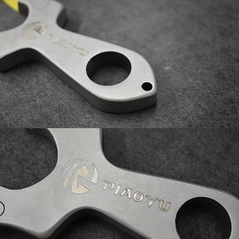 PIAOYU Stainless Steel Slingshot, Professional Sports Competitive Slingshot, High-quality Shooting Practice Catapult