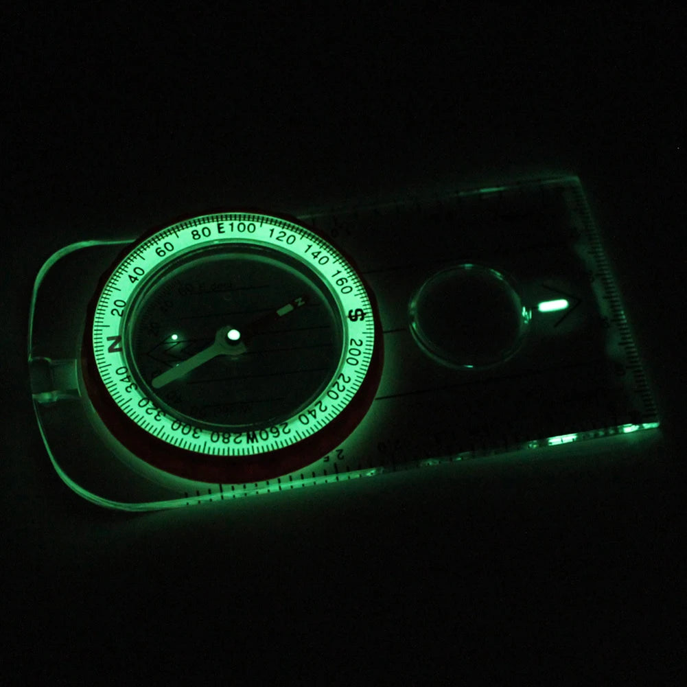 Waterproof Compass Outdoor Luminous GPS Compass Shockproof Adventure Warehouse Compass High Accuracy Multifunctional For Hiking