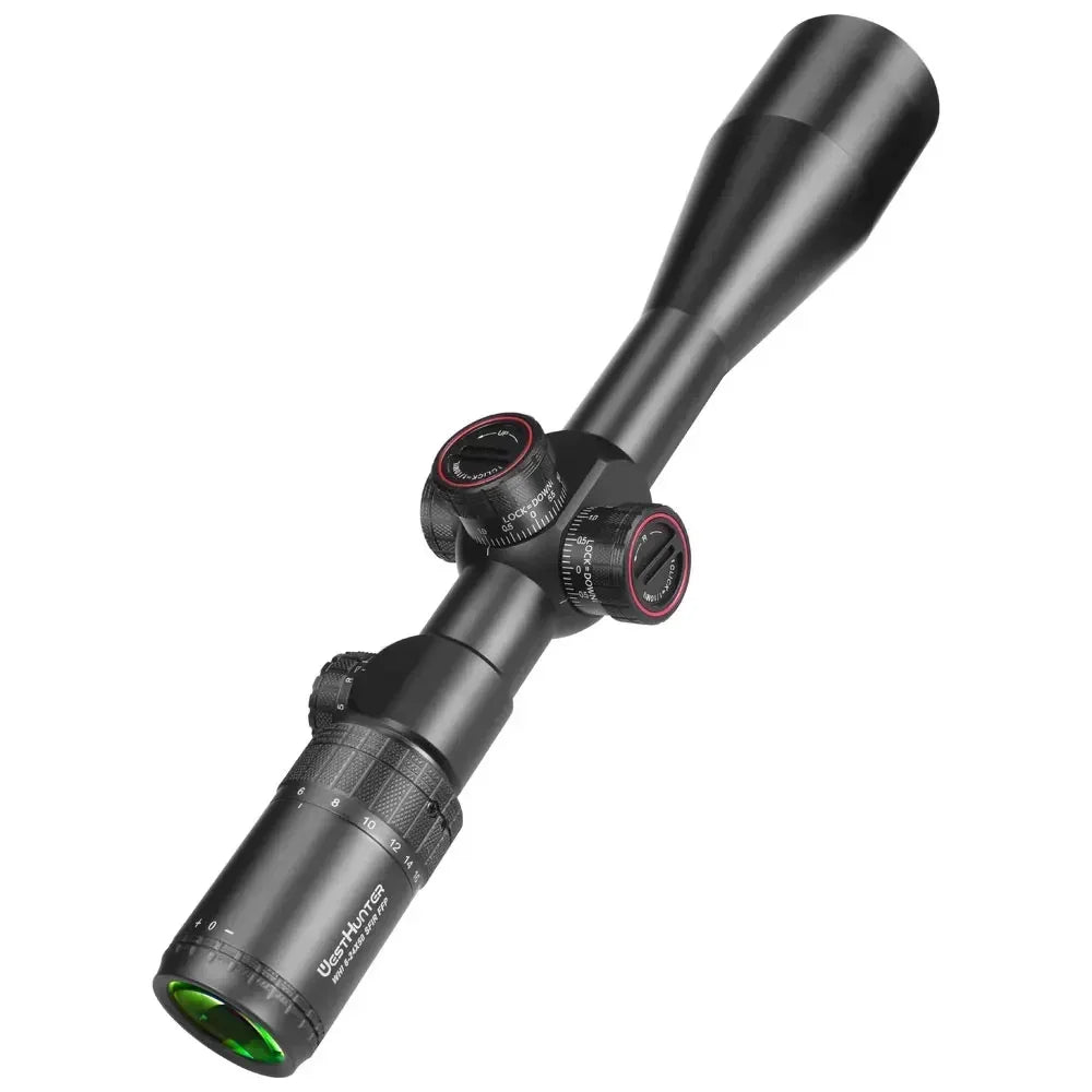 WestHunter WHI 6-24X50 SFIR FFP Scope First Focal Plane Riflescope Big Parallax Wheel R&G Illuminated Lock Reset Sights