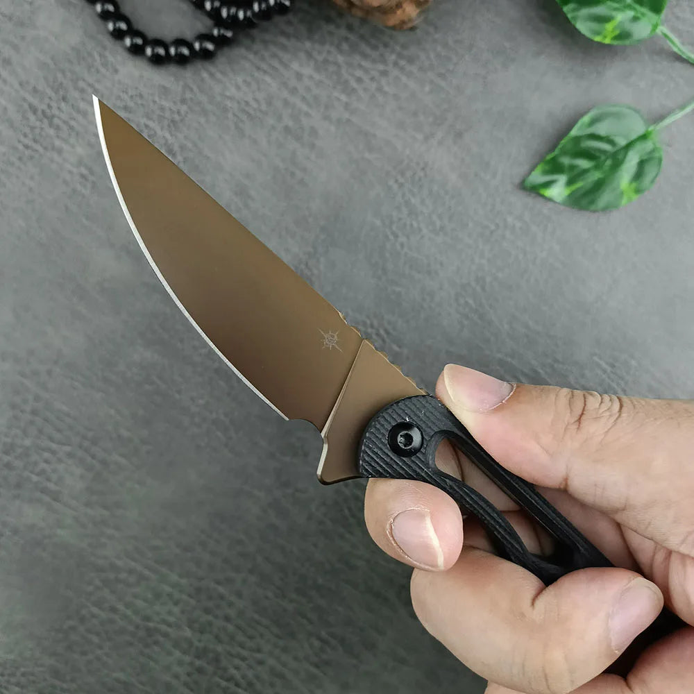 Ultra-sharp TOOR Knife for Self Defense, Tactical Fixed Blade Knife G10 Handle D2 Steel Blade Hunting Camping Tool EDC Knife