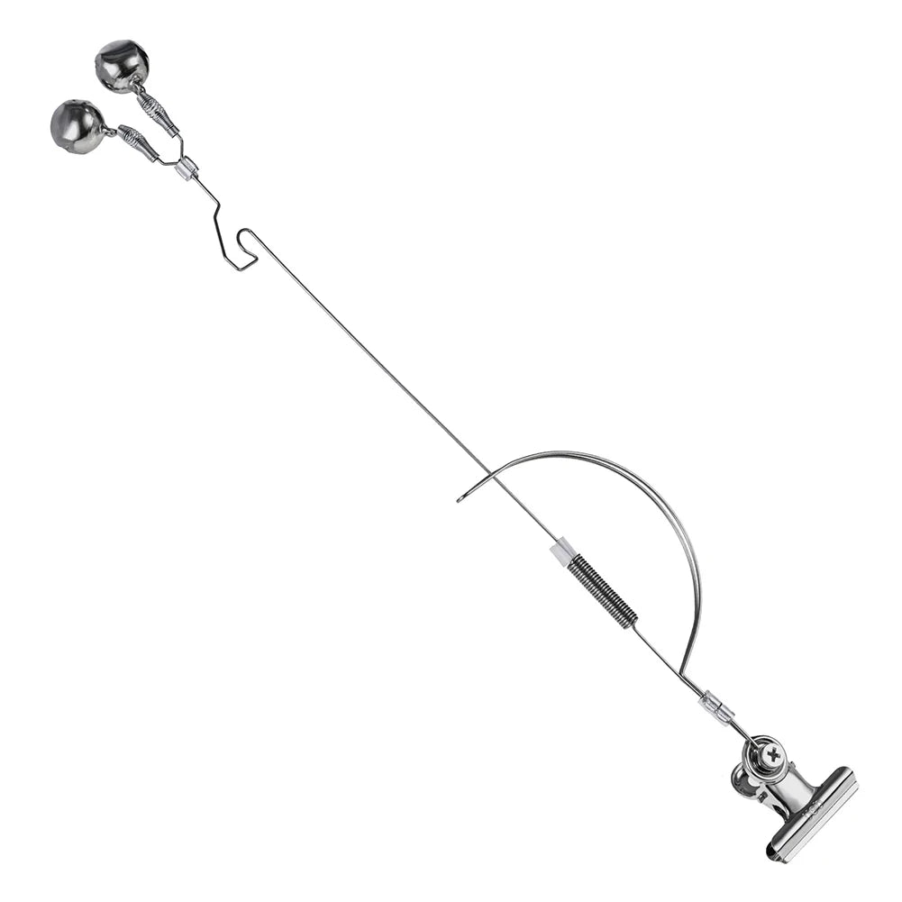 Fishing Bell Bite Alarms Stainless Steel Night Fishing Alarm Bells Adjustable Carp Tackle Anti-corrosion Fishing Accessories