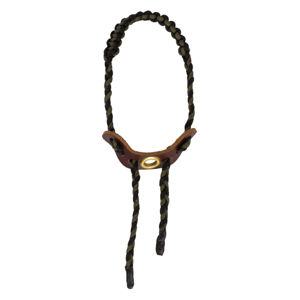 Archery Bow Wrist Sling Braided Bow Cord Adjustable Bow Handle Sling Braided Archery Bow Strap for Shooting Hunting