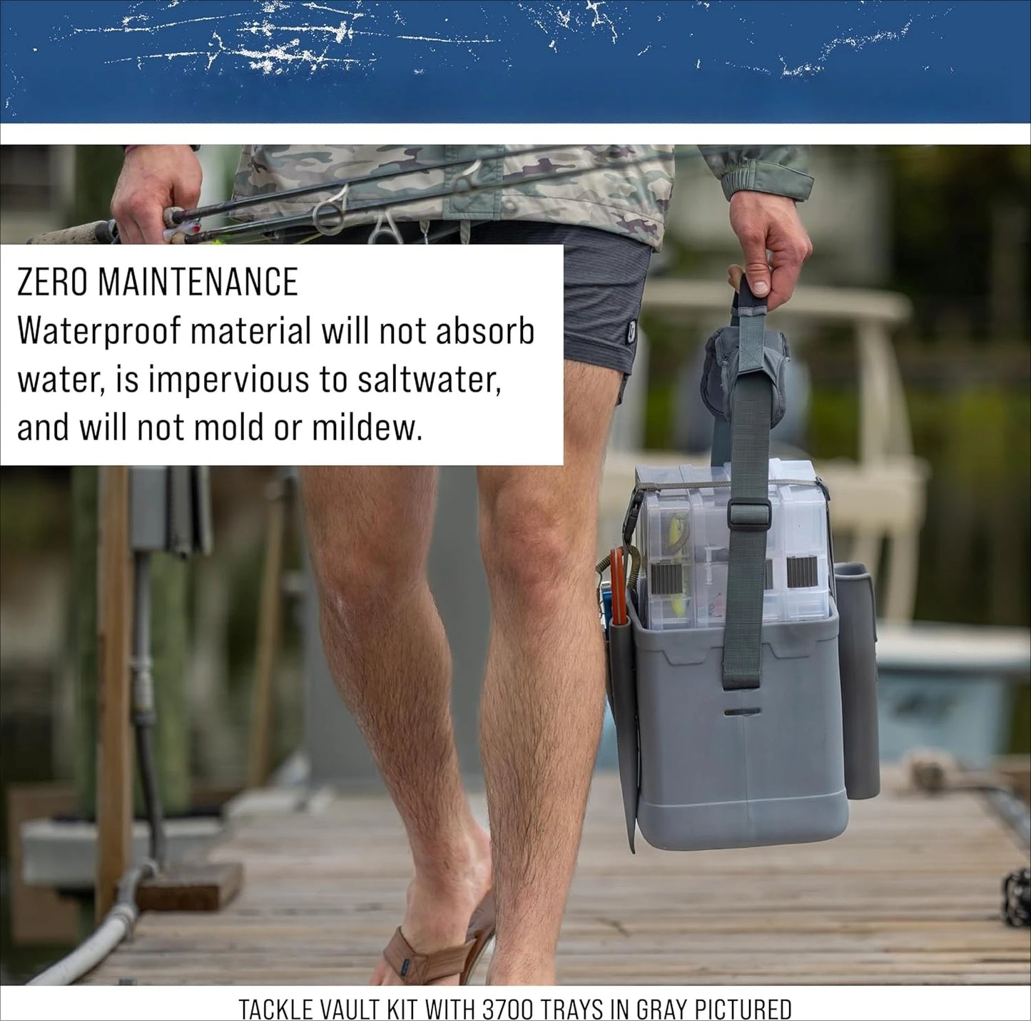 EVA Tackle Vault, Lightweight, Customizable Fishing Tackle Bag
