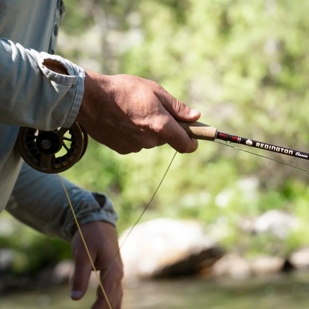 Classic Trout Freshwater Fly Fishing Rod - Moderate Action 4-Piece Fly Rod with Case