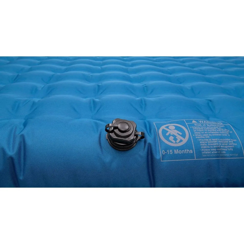 Air mattress, multi-function pump included, portable camping air mattress
