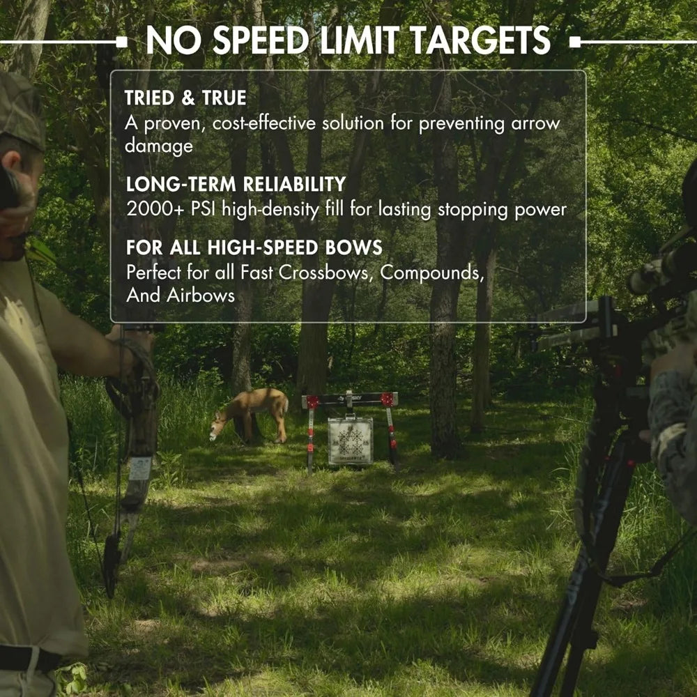 18XL Archery Targets for Backyard and Crossbow Targets 500fps and More, No Speed Limit, Easy Arrow Pull
