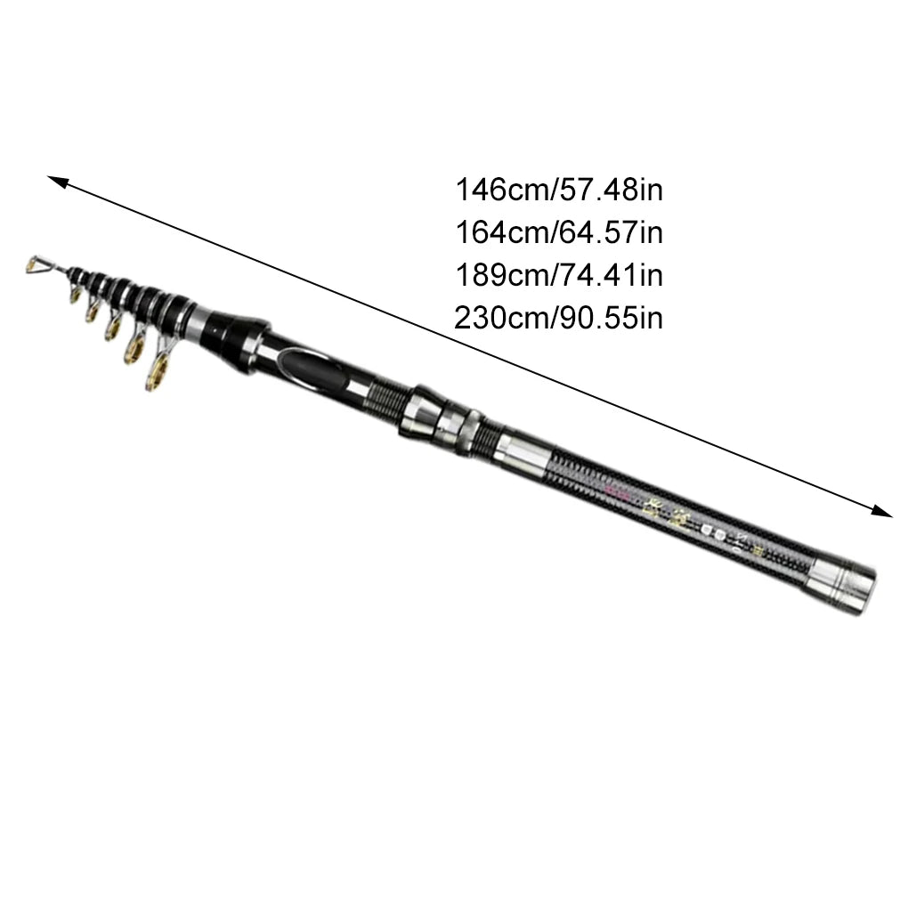 Carbon For Stainless Fishing Pole Spinnings Rod Travel Set Non 1.5m