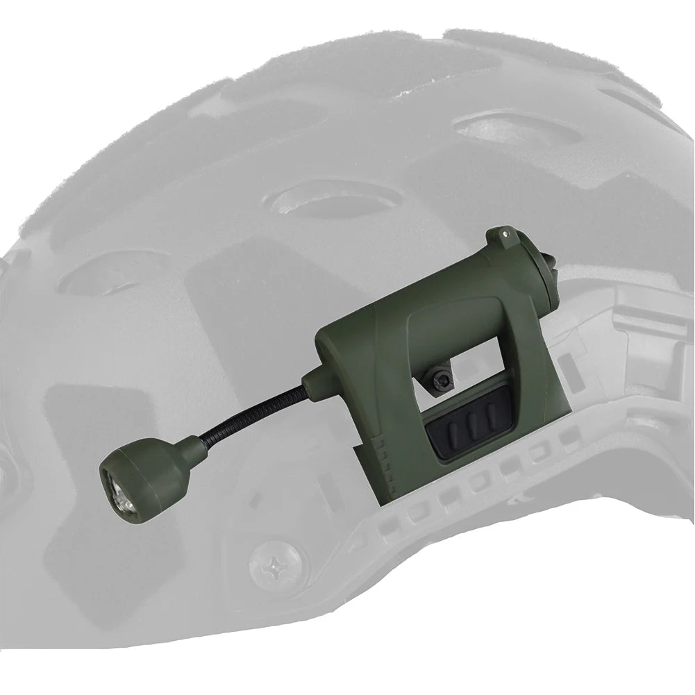 MPLS CHARGE Tactical Helmet Light Nylon LED Hunting Military Helmet Flashlight Outdoor Military Headlamp for Hunting Camping