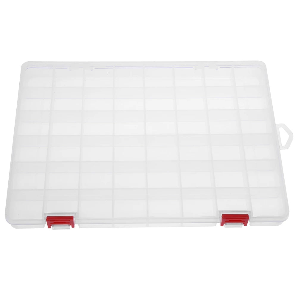 48 Compartments Fishing Tackle Box Fish Lure Hook Bait Storage Case Organizer Container Plastic Waterproof for Fishing