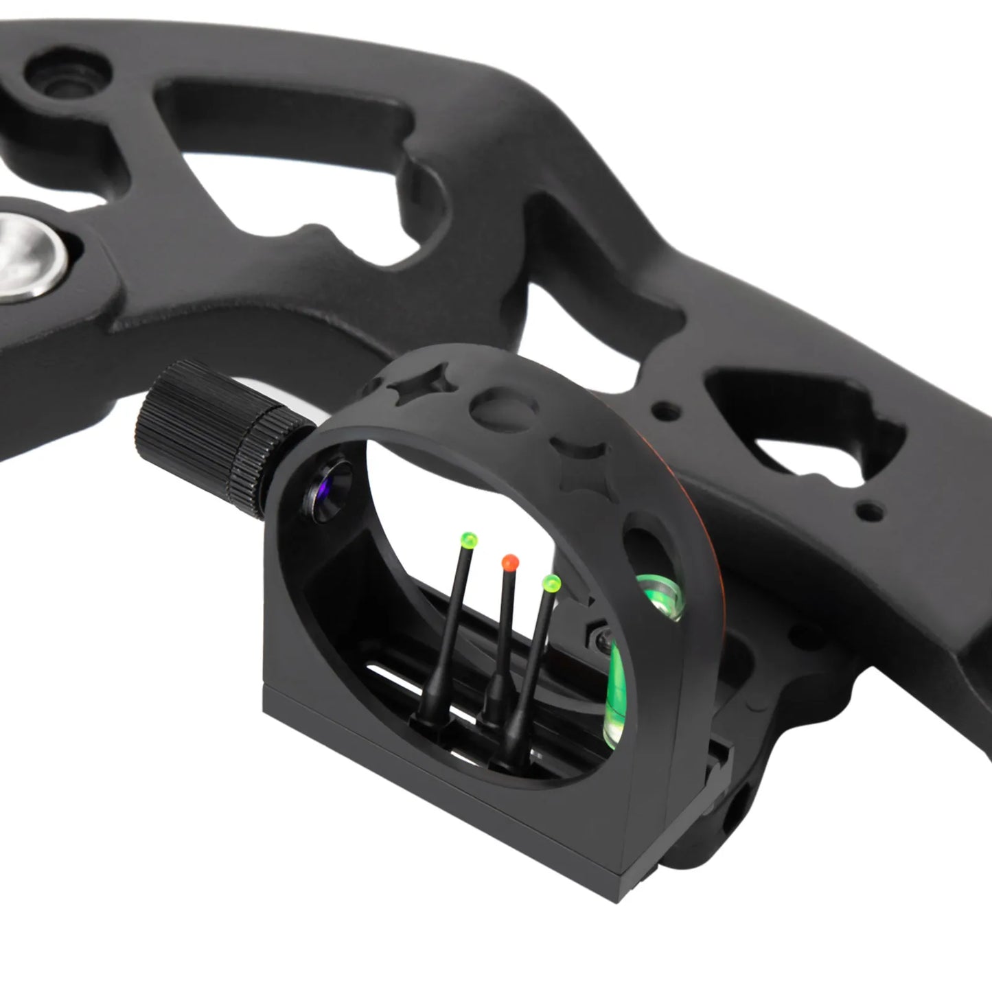 Black Compound Bow for Adults Right Hand Adjustable Hunting Kit 3 Pin Lighted Sight Rest Quiver Draw Weight