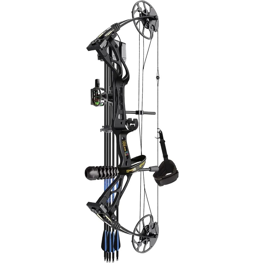 Sanlida Archery Dragon X8 RTH Compound Bow Package for Adults and Teens1831 Draw Length 070 Lbs Draw Weight up to IBO 310 fps N