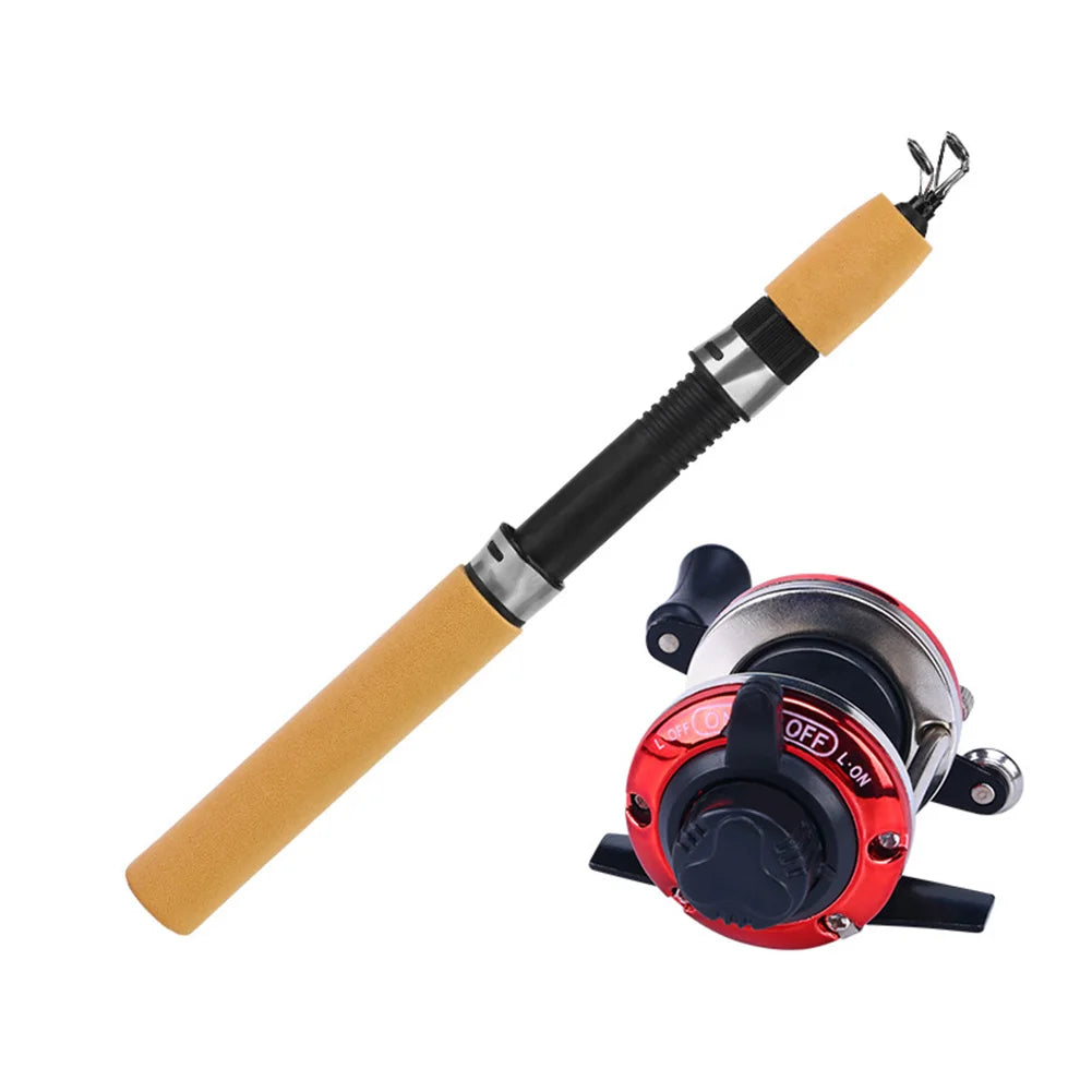 Ice Fishing Rod With Reel Carbon Fiber Ice Winter Fishing Rod with Reel Combo Ice Fishing Rod and Reel Combo Ice Fishing Gear