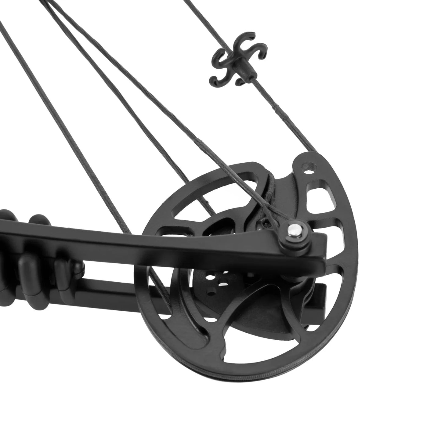 Aluminum Alloy Compound Bow Arrow Kit with 12Pcs Arrows 3-pin Sight with Lighting System and Level 30-55lbs Draw Weight