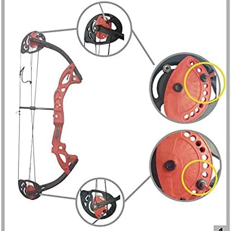 Compound Bow Archery kit for Youth & Beginner, 15-29 Lbs 19”-28”Adjustable Lightweight Hunting and Shooting Practice Bow