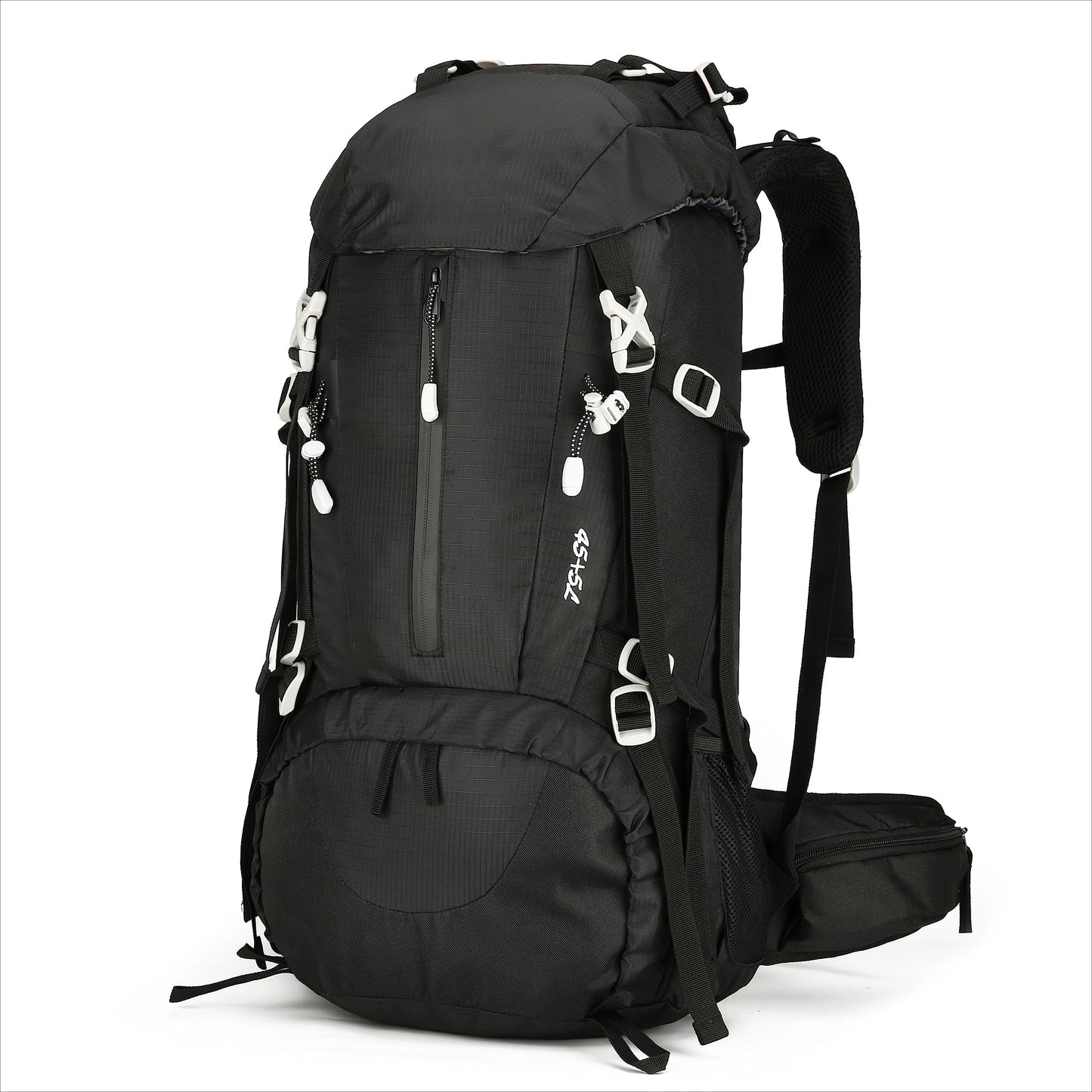 50L Expandable Hiking Backpack With Detachable Rain Cover Lightweight 45L+5L Storage Ergonomic Daypack For Trekking Mountaineering Camping Climbing Fishing Backpacking Outdoor Adventure Travel For Men Women