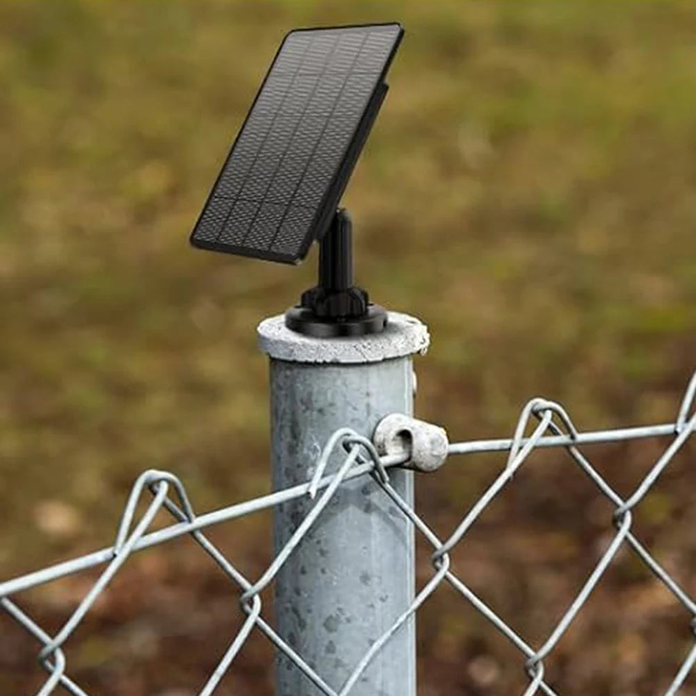 3W 12V/6V Solar Panel Charger Build-in 5000mAH Battery Solar Panel Kit Solar Battery Charger Kit for Hunting Camera/Deer Feeder