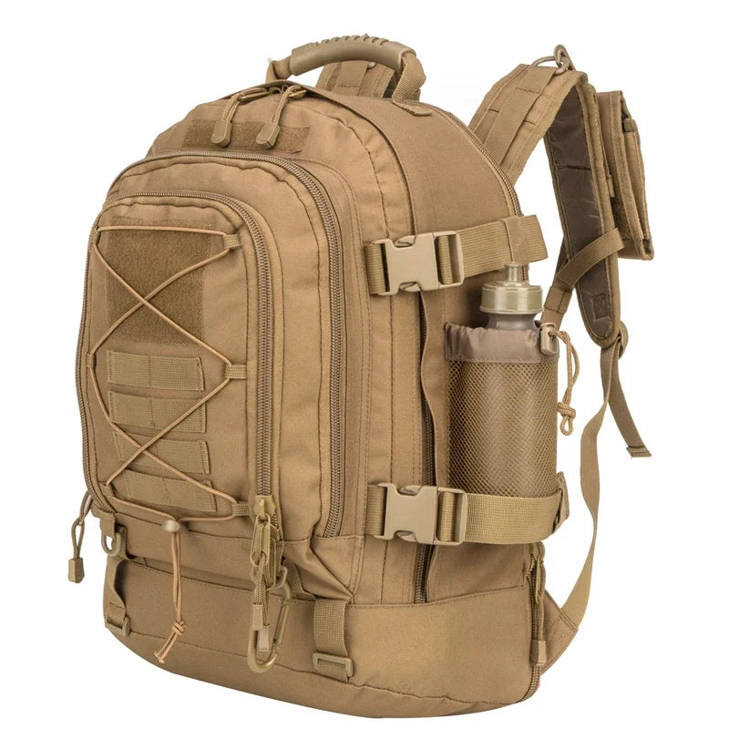 60L Male Travel Tactical backpack Hiking Camping backpack Expandable Army Backpacks 3 Day Assault Pack Rucksacks