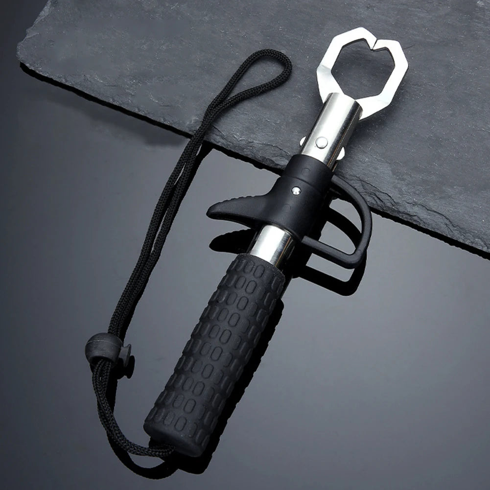 23CM Stainless Steel Fishing Gripper Fish Controller Portable Fish Grip Lip Catcher Pliers Fish Lip Grabber Fishing Equipment