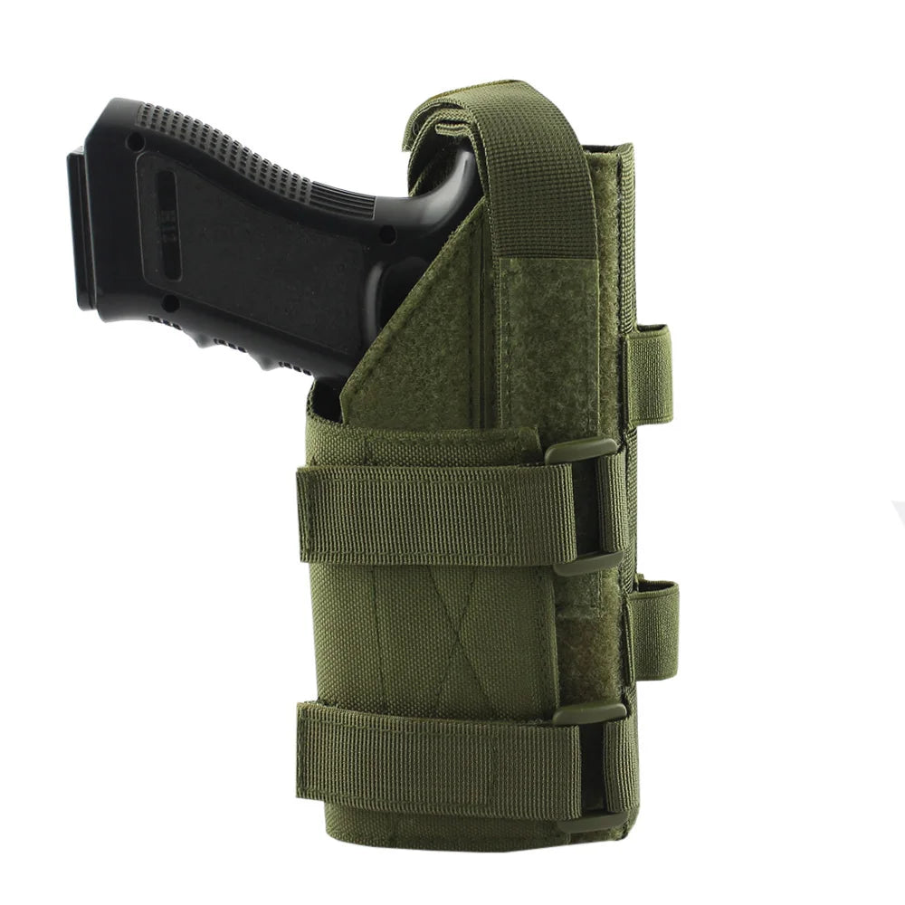 Hunting MOLLE leg quick pull gun holster, real CS field tools leg hanging supplies hunting equipment