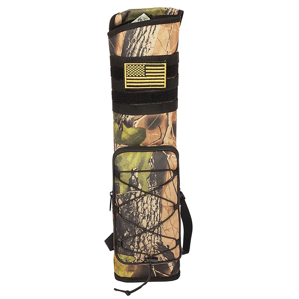 Compound Recurve Bow Holder Bottom Thickening Bow Quiver Holder Adjustable Strap Accessories for Outdoor Archery Hunting