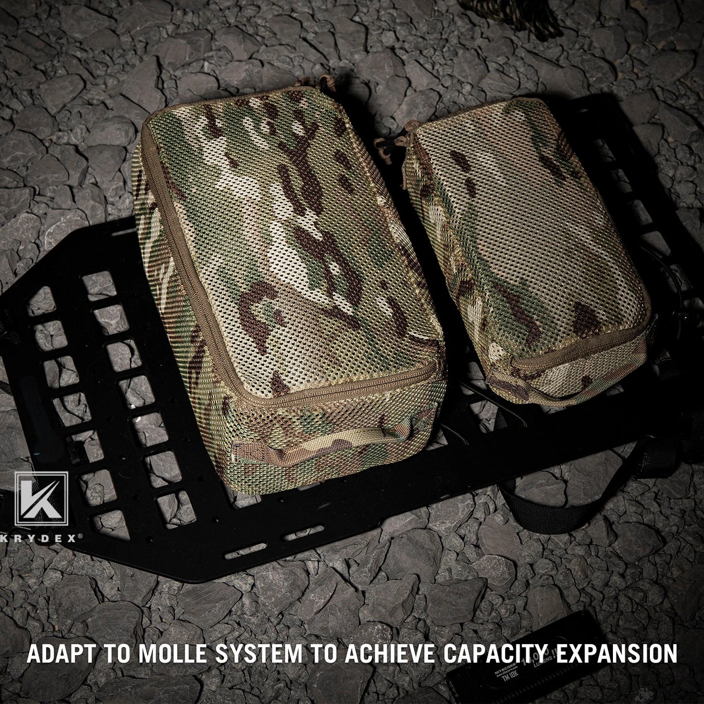 Tactical Modular Pouch Set Outdoor Backpack Organizer Travel Suitcase Packing Cubes Hunting Gear