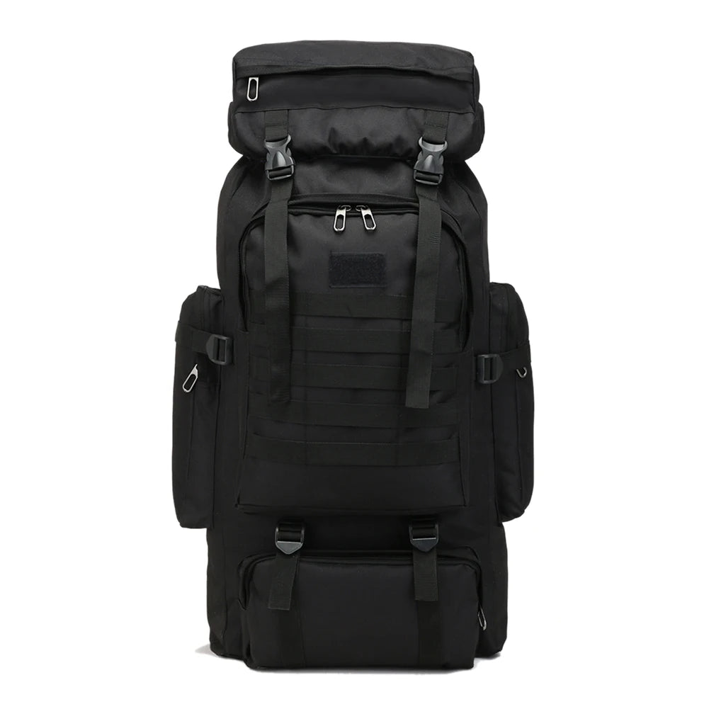 80L/600D Hiking Camping Backpack Mountaineering Bag Climb Bag Tactical Backpacks arge Backpack Waterproof Climbing Rucksack