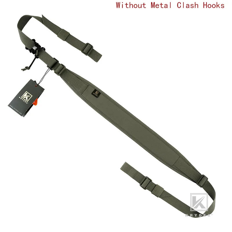 Tactical Sling Modular Gun Strap Slingster Removable 2 Point / 1 Point 2.25" Padded Sling Shooting Hunting Accessories
