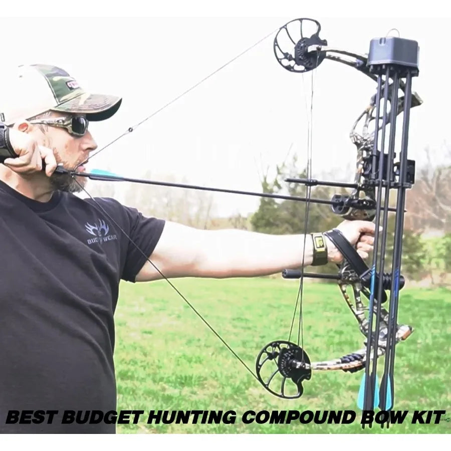 Archery Dragon X8 RTH Compound Bow Package for Adults and Teens with Adjustable Draw Length from 18 to 31 Variable Draw