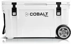 55 Quart Roto Molded Super Ice Cooler | Large Ice Chest Holds Ice Up to 3 Days |