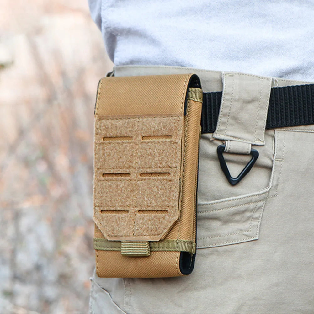 2-5PCS Multifunctional Molle Pouch Phone Holder Outdoor Cycling EDC Waist Packs Cell Phone Holder Pack for Camping Hunting