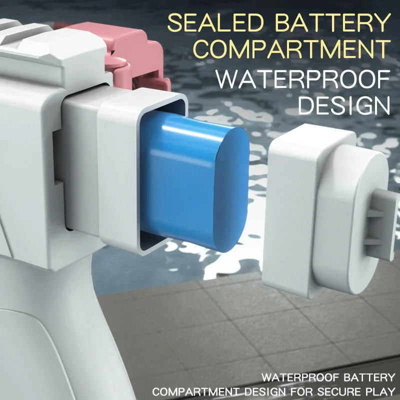 Electric Water Gun, Automatic Squirt Guns with Long Range with Large Capacity, Water Blasters for Outdoor Summer