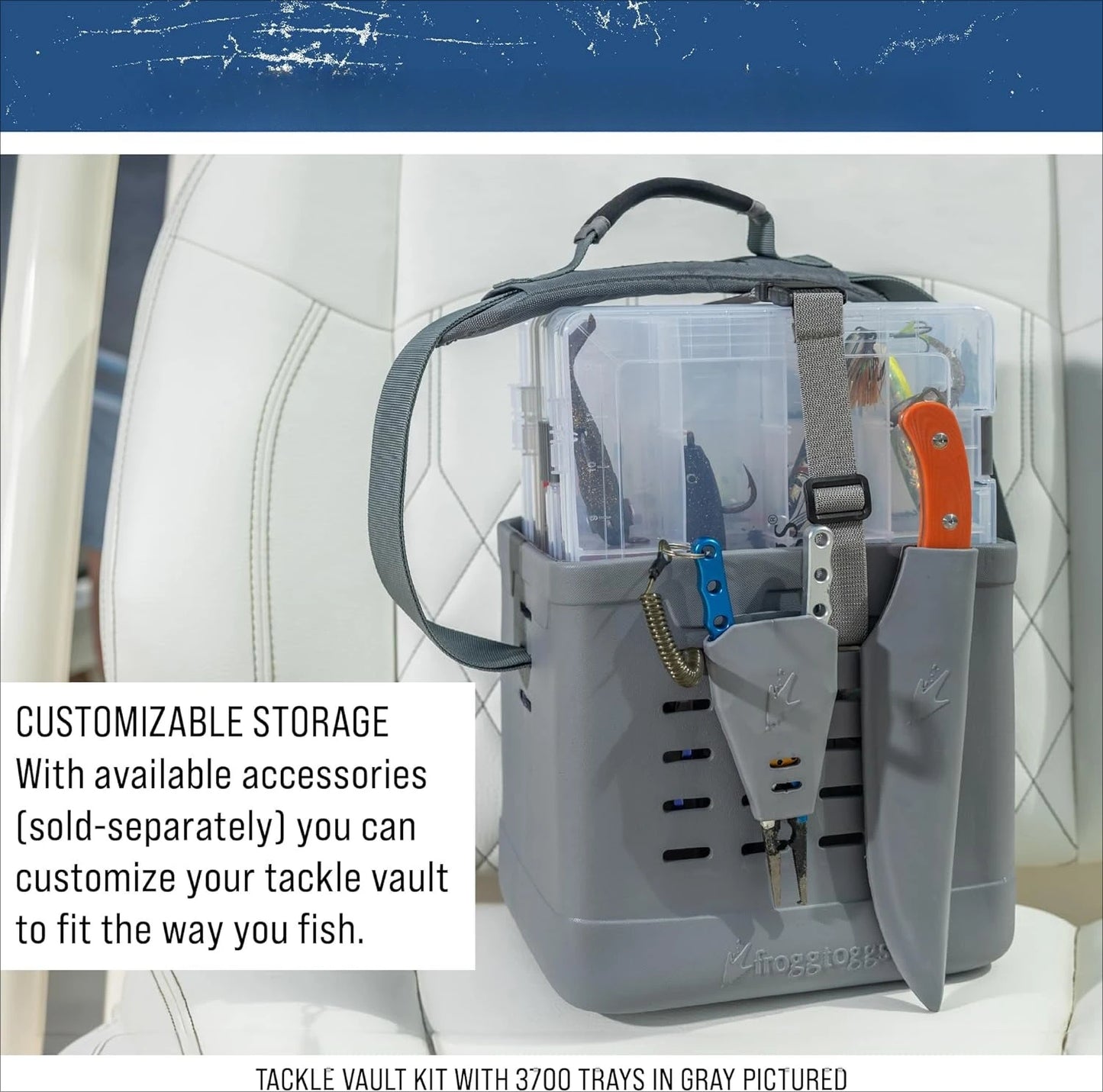 EVA Tackle Vault, Lightweight, Customizable Fishing Tackle Bag