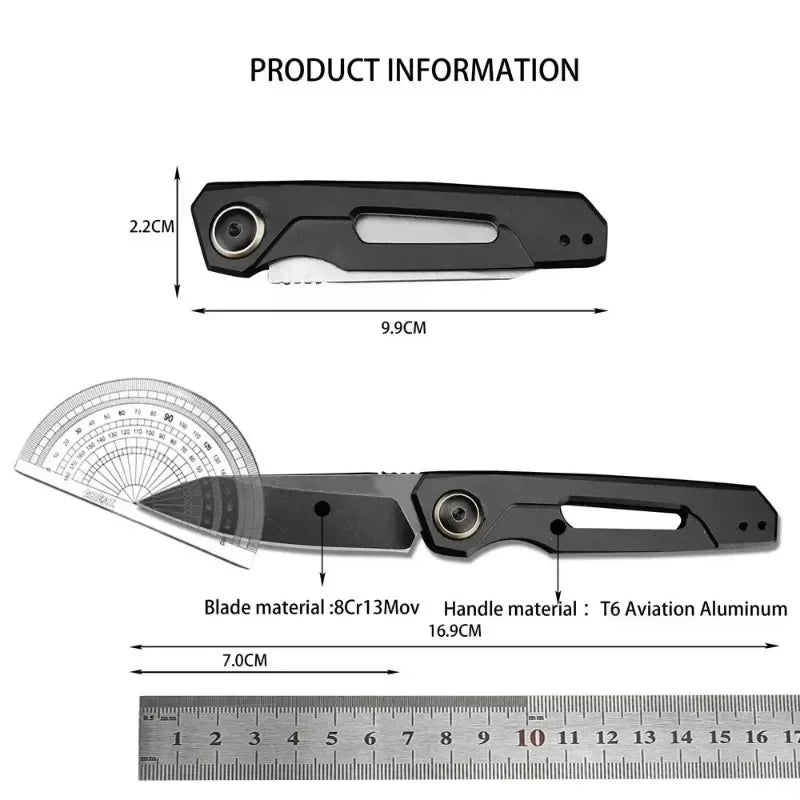 KS 7550 Launch 11 Folding Pocket Knife BlackWashed Tanto Blade Black / Green Aluminum Handles