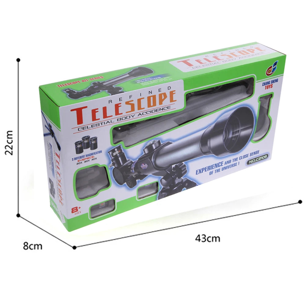 Professional Student Telescope Educational Astronomical Refractor Monocular Long Range Binoculars Science Teaching Aids Eyepiece