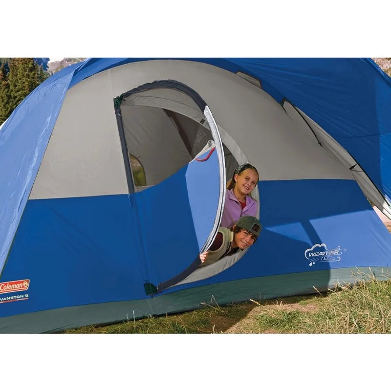 Montana Camping Tent, 8 Person Family Tent with Included Rainfly,Carry Bag,Spacious Interior,Fits Multiple Queen Airbeds