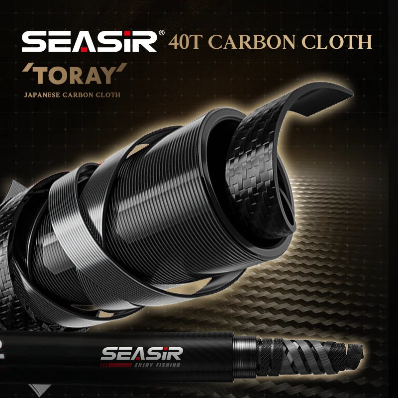 Stream Spinning Baitcasting Fishing Rods Ultralight Carbon Solid Wood Handle Fuji A+O 40T Carbon Cloth Lure Weight 1-10g