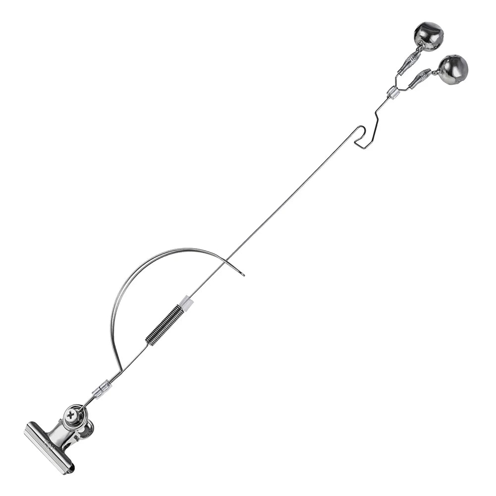 Fishing Bell Bite Alarms Stainless Steel Night Fishing Alarm Bells Adjustable Carp Tackle Anti-corrosion Fishing Accessories