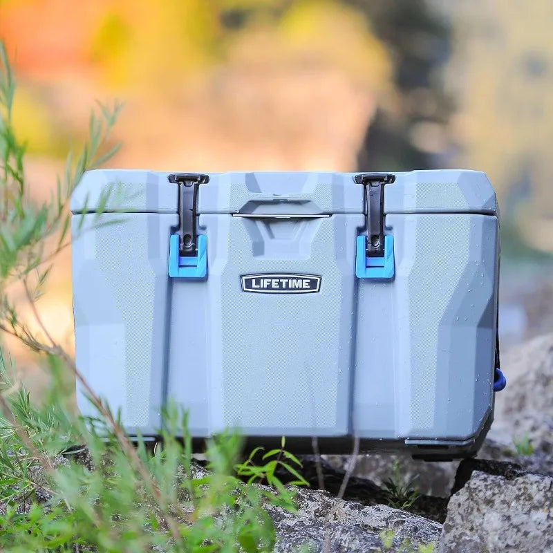 55 Quart High Performance Cooler, Grey