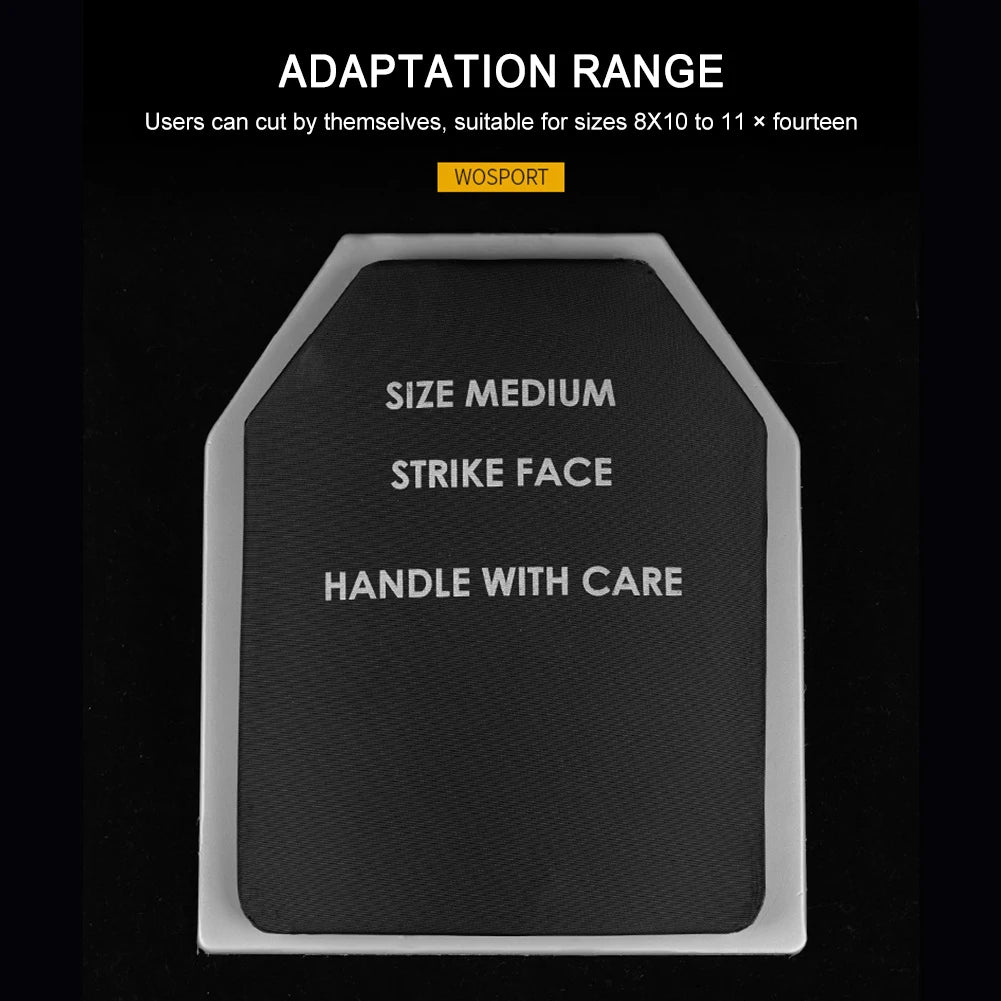 2Pcs Baffle Plate Shockproof EVA Airsoft Vest Foam Pad Cutable Ultra-Thin Tactical Vest Out Sports Plate Carrier Accessory
