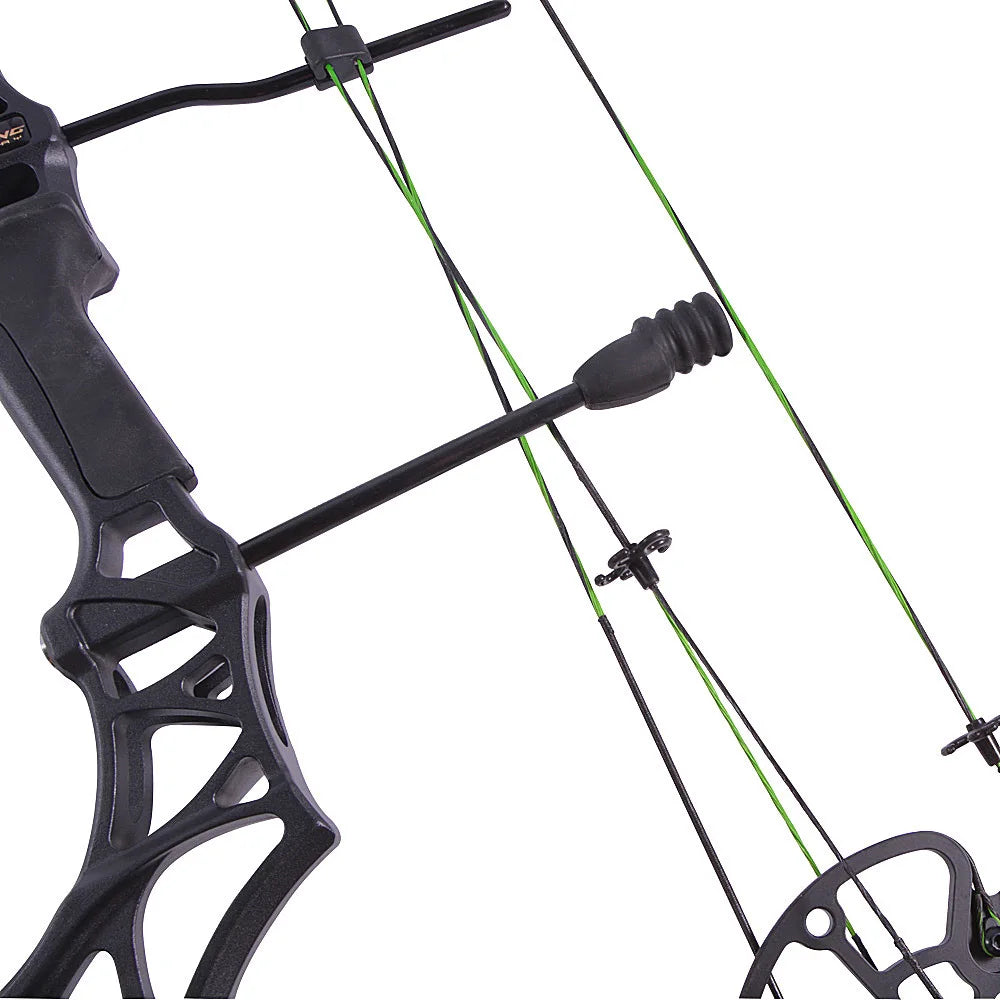 Archery Compound Bow 30-70lbs M129 320fps 80% Let-off Magnesium Alloy Riser for Right Hand Beginners Target Hunting Practice