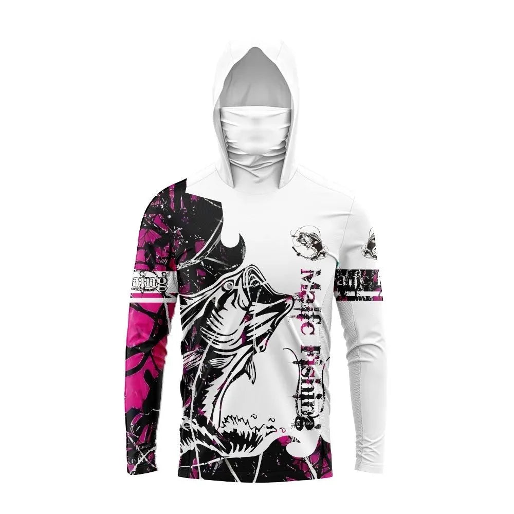 Fishing Hoodie Men Long Sleeve Quick Dry Breathable Clothing Uv Protection Outdoor Fishing T-shirt fishing clothes