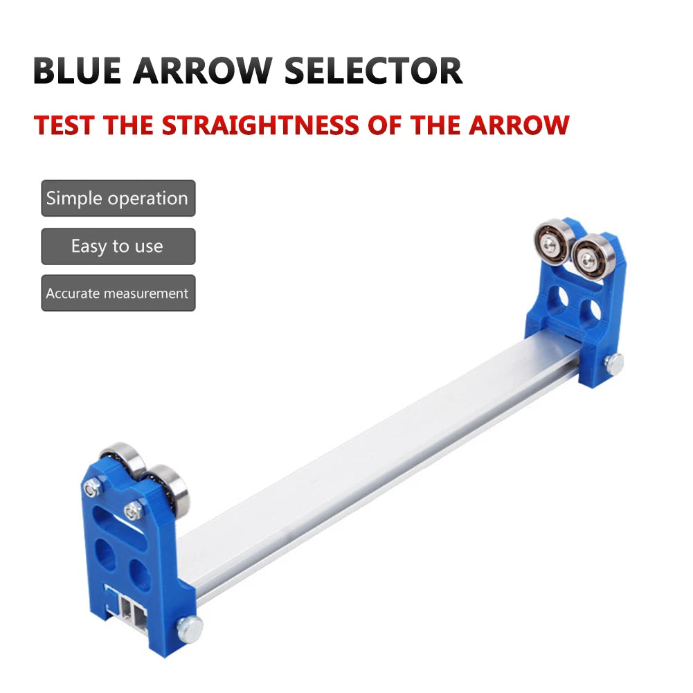 Aluminium Alloy Arrows Straightness Detection Tool Professional Arrows Spinner Detector Accurate Measurement Archery Accessories