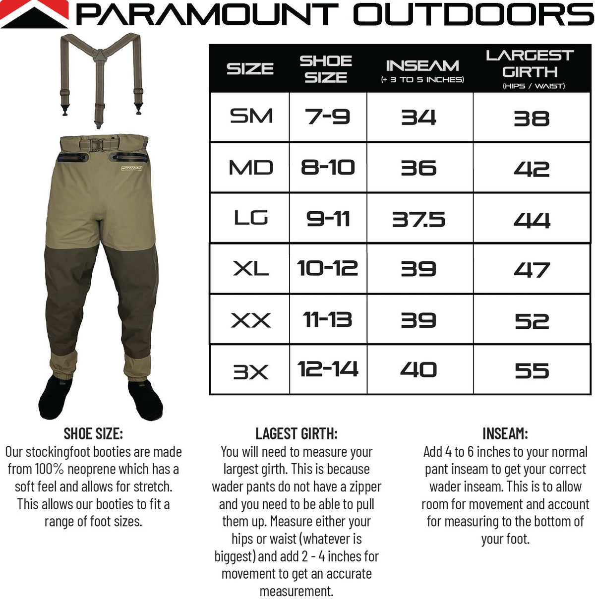 SLATE Waist High Guide Pant