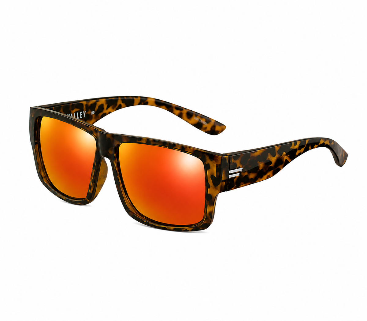 Fire Red Mirror Polarized VALLEY Tortoise