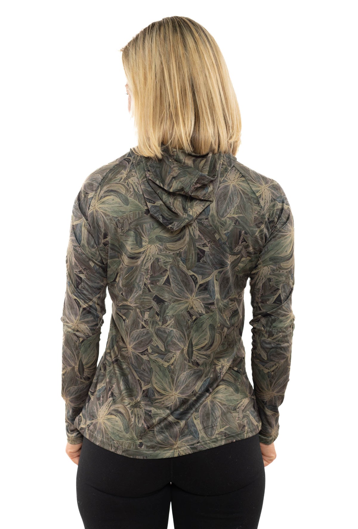 Mangrove Camo Sport Tec Hooded Long Sleeve – Women's