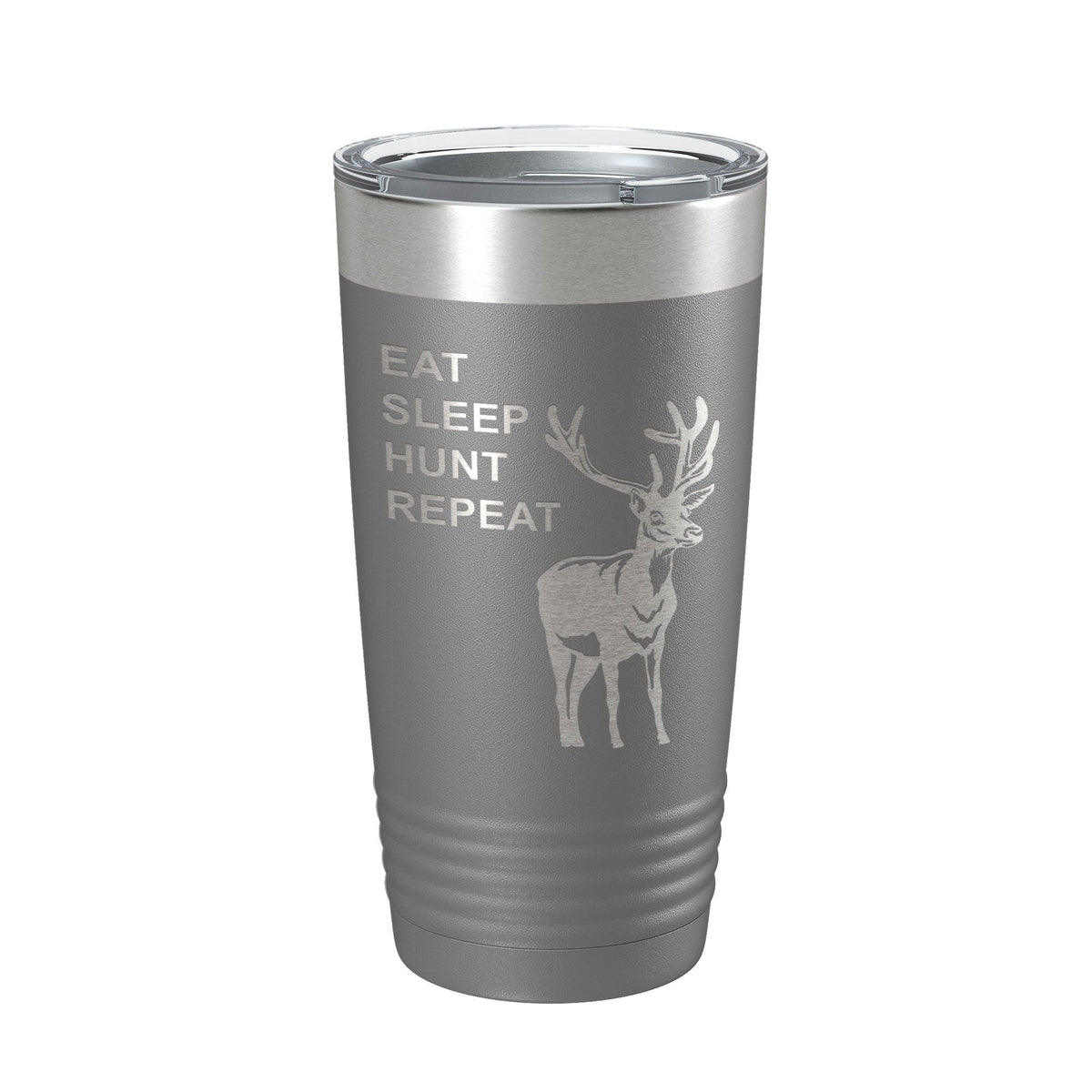 Deer Hunter Tumbler Eat Sleep Hunt Repeat Travel Mug Deer Hunting Insulated Laser Engraved Coffee Cup Gift 20 oz-16
