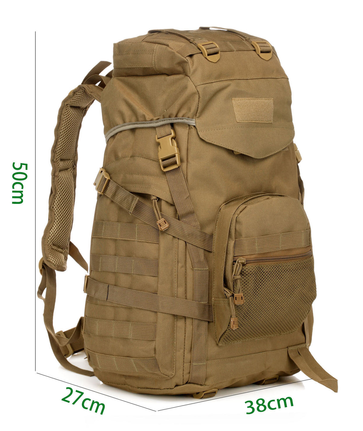60L Camouflage Backpack For Camping  Hiking  Travel  And Cycling