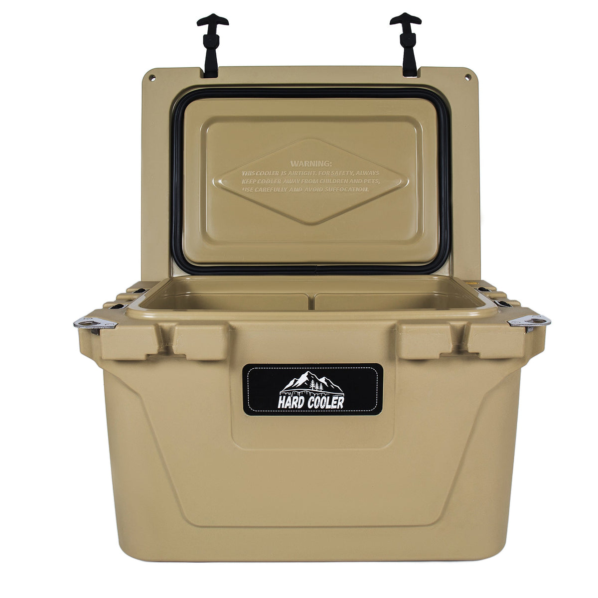 50 Quart Ultra-Light Insulated Ice Chest with 6-Day Ice Retention - Khaki