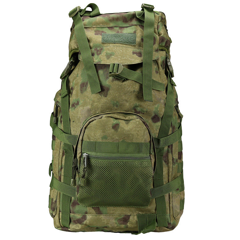60L Camouflage Backpack For Camping  Hiking  Travel  And Cycling