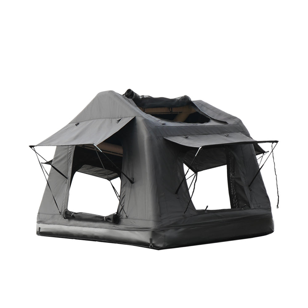 Foldable Inflatable Car Roof Top Tent with Quick Setup - Oxford Fabric